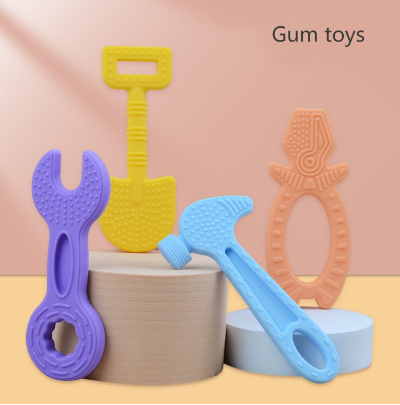 4pcs Baby Teething Toys Set Silicone Baby Chew Toy for Boys Girls Sucking Needs Infant Toddlers Teething Relief Bab