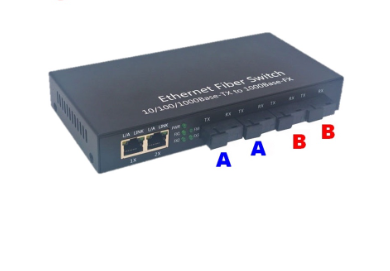 ZJW Fiber Optical Switch 4 SC Port 1.25G 2 RJ45 Port Gigabit Fiber Switch Gigabit Ethernet Switch