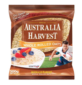 Australia Harvest Rolled Oats 500g
