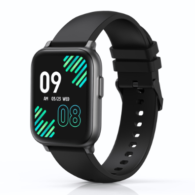 Aukey  SW-1 Smart Watch Bluetooth Receive Notification | Health Monito | Fitnes Tracker |1.69” IP68 TFT LCD Display Clear | 20 Days