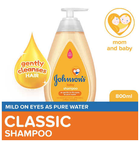 Johnson's Baby Shampoo 800ml - Baby Essentials, Baby Care, Shampoo for Kids