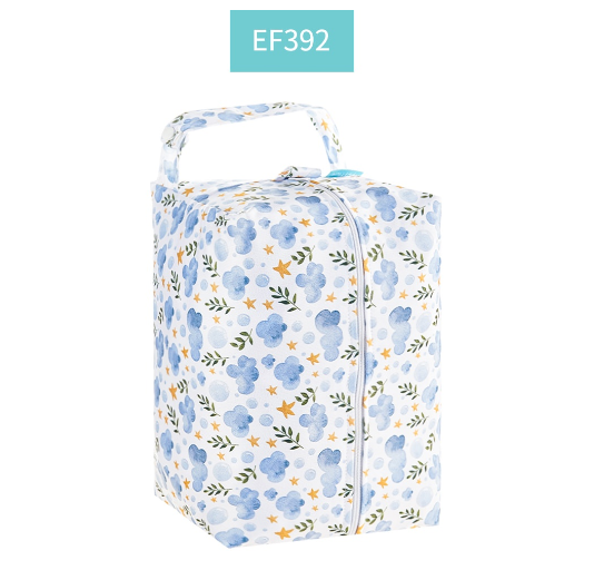 Happyflute Baby Diaper Pods Reusable Waterproof Fashion Prints Wet Dry Cloth Wet Bag Mums Storage Travel Nappy Bag C2