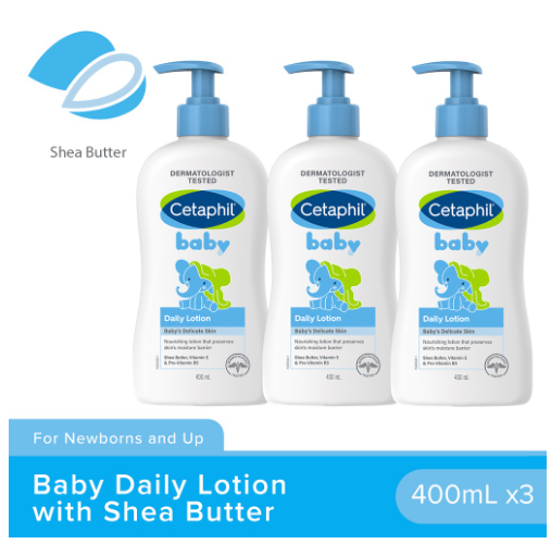 Cetaphil Baby Daily Lotion - 400ml x 3