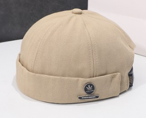 Beanie Beauty Men Retro Cotton Skullcap Sailor Cap Adjustable Brimless Hats Outdoor