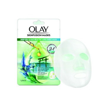 Olay Skin Deep Sea Algae Healthy Aura Sheet Mask 28G