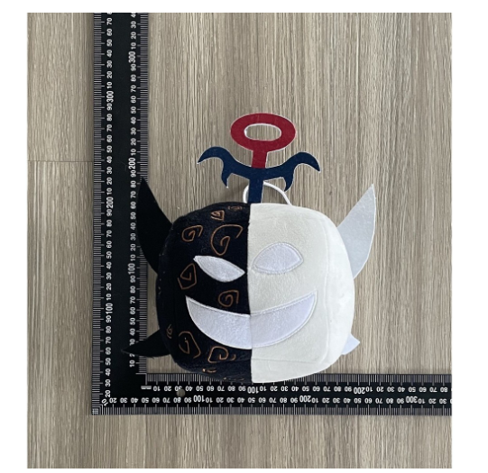 Blox Fruits Plush Toys Blox Fruits Game Peripheral Fruit Leopard Print Box Plush Toy Purple Box Doll B10