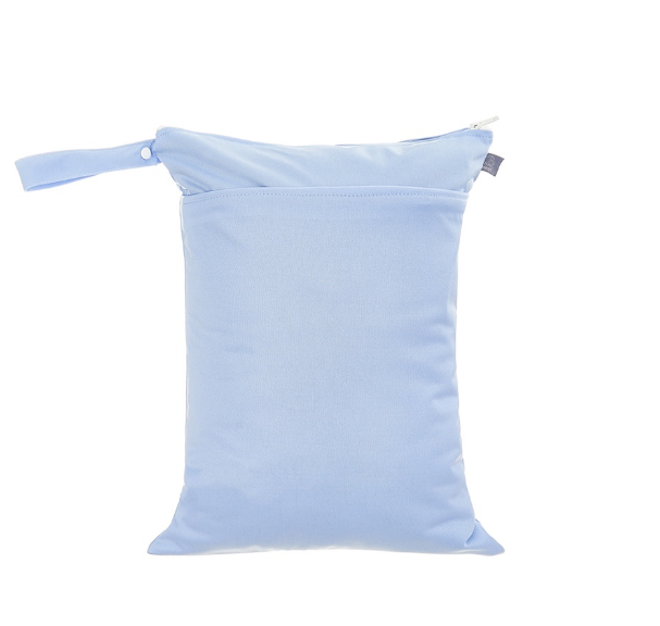 Reusable Waterproof Dry Double Pocket Cloth Handle Diaper Wet Bag 21
