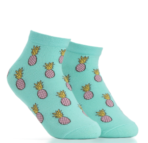 Iconic Socks Pineapple Pattern Women's Ankle Socks