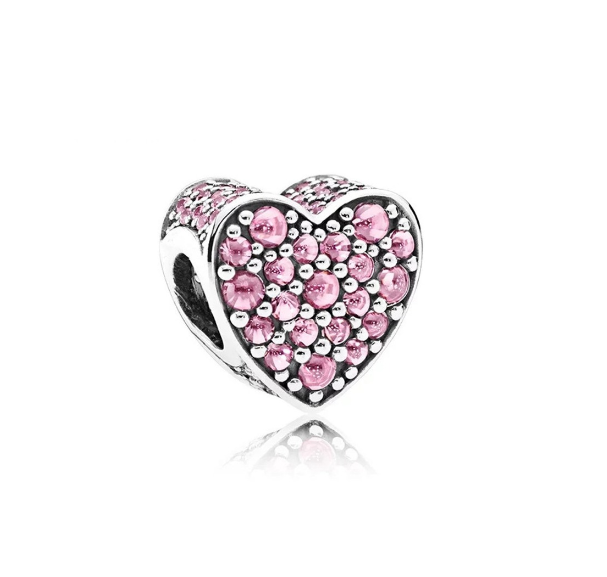 Clover Sea Turtle Cherry Charms 925 Silver Bracelet Accessories Lovers Diamond Inlaid Beads 005