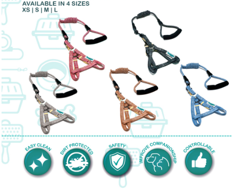 Doggo Atlanta Strong Harness (Extra Small Size)