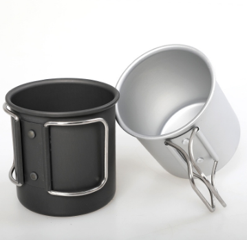 BATONA Outdoor Camping folding water cup Portable ultralight aluminum alloy camping cup