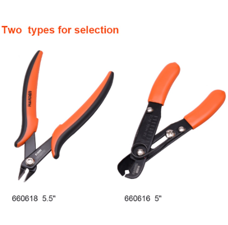 Harden 660618 5.5" Wire Stripper (Professional) Precision Flush Cutters Carbon Steel E
