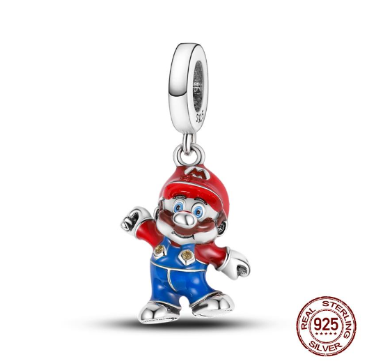 925 Silver Boy Girl Pendant Little Prince Charm Fit Original Pandora Charms Bracelet Beads Fine Jewelry Gift d5