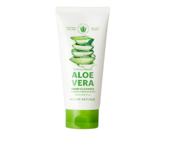 Nature Republic Soothing & Moisture Aloe Vera Foam Cleanser