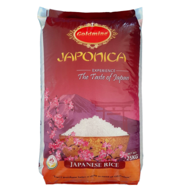 Goldmine Japonica Japanese Rice 25kg