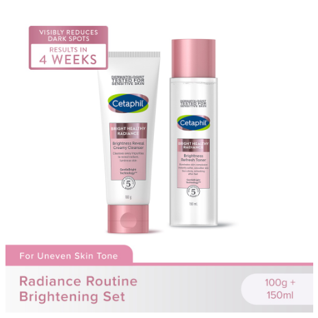 Cetaphil Bright Healthy Radiance Cleanse and Tone Brightening Power Duo