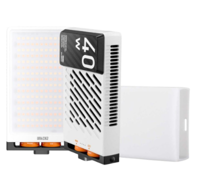 Zhiyun Fiveray M40 40W Pocket Bi-Color 2700-6500K LED Fill Light Kit w/ 2600mAh Rechargeable Battery