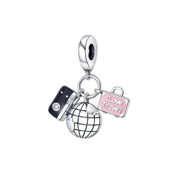 S925 Pandora Disney Series Charm Pendant Pumpkin Car with Beadles Suitable for Pandora Bracelet Exquisite Jewelry Gift s5