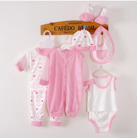 Newborn Kids Baby Clothing Outfits Unisex Tops + Pants Romper Baby Clothes Set