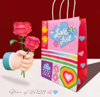 Heart Valentines Paper Bag Limited Edition