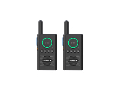 Daytech 2PCS Walkie Talkie US Plug 2 Way Communication 1-2KM Long Range 16 Channel Intercom System