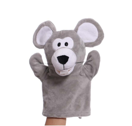 Animal Hand Puppet Cartoon Plush Toys Educational Pretend Telling Story Doll Kid Gifts D22