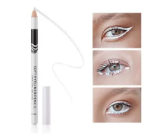 Lasting Soft Gel White Eyeliner Pencil Under Eye Highly Pigmented Waterproof Eyes Makeup