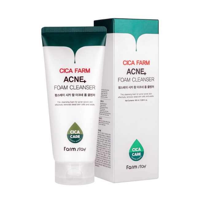 Farmstay Cica Farm Acne Foam Cleanser
