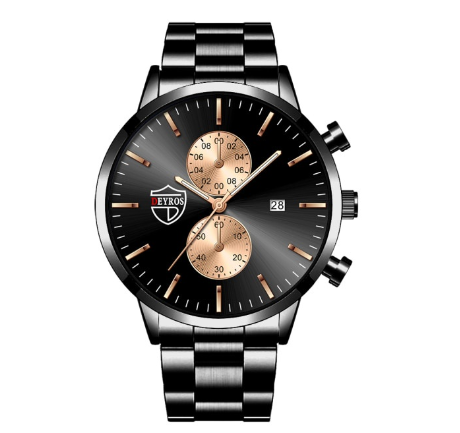 Luxury Gold Full Steel Men's Waterproof Quartz Business Wacthes Men Watch Relo Ng Kalalakihan 10