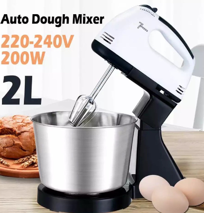 WXD Hand Mixer 7 Speed Electric Mixer with Stand and Stainless Bowl