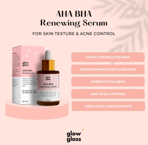 Glow Glass AHA BHA Renewing Serum 30ML