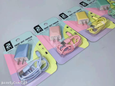 Macaron Color Mobile Phone Charger Android Power Adapter