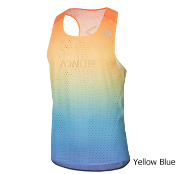 AONIJIE Men Running Vest Male Men's Quick Drying Sports Vest Ultra-light Cross-country Underwaist Running Sleeveless for Marathon