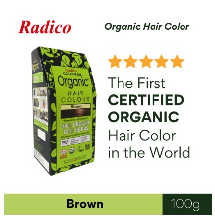 Radico Colour Me Organic Hair Color - Brown 100G