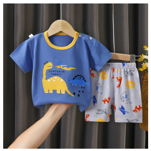 Boy Clothes Corp Terno for Kids Boys Fashion Sando Shorts Set Summer Terno For Kid Boy D24