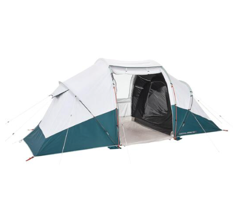 Decathlon Quechua Camping Tent 4 Persons 2 Bedrooms (Arpenaz 4.2 F&B) - Quechua