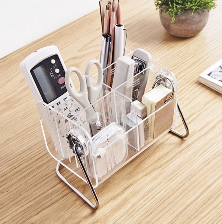 Celina Transparent Acrylic Remote Controller Storage Box Cosmetic Organizer