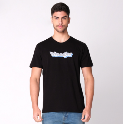 Wrangler Men's Logo T-Shirt In Black