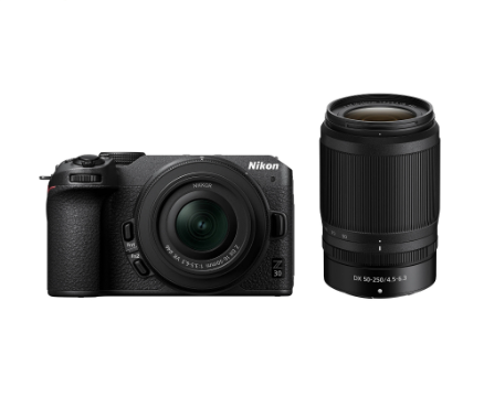 Nikon Z30 Mirrorless Camera with 16-50mm and 50-250mm Lenses  TCA Digital Square