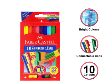 Faber-Castell Connector Pen 10 Colors .[1211150A]