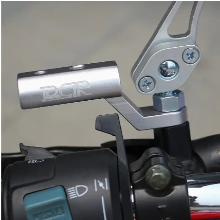 Modified Motorcycle Rearview Mirror Extension Mount Bracket Aluminum Alloy Extension Rod