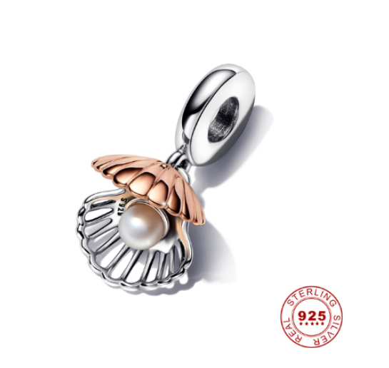 925 Silver Trinkets Balloon Charms Beads for Bracelet Pan Security Chain d023