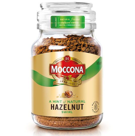 Moccona Hazelnut Flavored Instant Coffee 95g