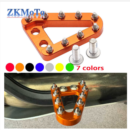 Motorcycle Rear Foot Brake Pedal Lever Step Tip Plate For KTM SX SXF - XC XCF XCW EXC Husqvarn