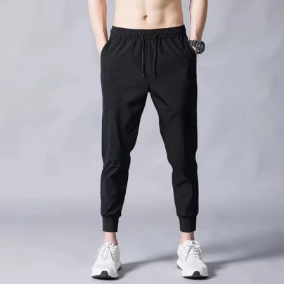 SYZ New men's sports pants cotton （with zipper）COD （8710#）