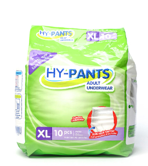 Hy-Pants Adult Underwear Extra Large 10's