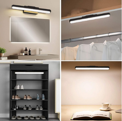 LED Light Magnetic Rechargeable Stepless Dimming Cabinet Light Touch Sensor Wall Light Wardrobe