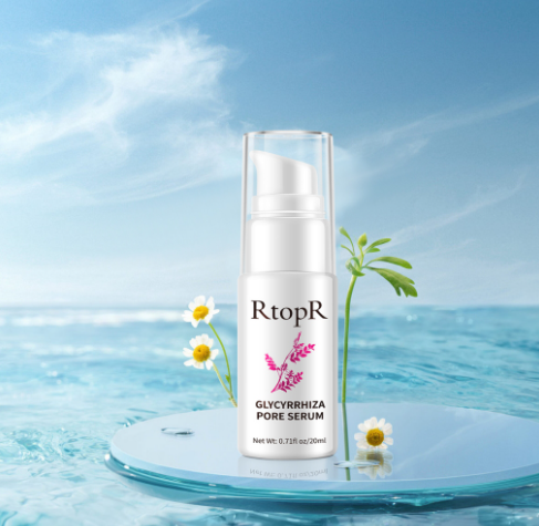 RtopR Glycyrrhiza Face Pore Repair Serum Collagen Anti-Wrinkle Whitening Cream Oil Control Hydrating Effective Shrink Pores 20ML