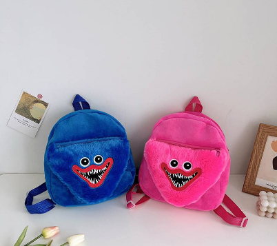 Star5 Poppy Playtime Plush Bag Huggy Wuggy Children Stuffed Backpack School Gift For Kids Student Bag Travel Bag i