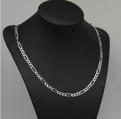 Silver Thick Three in One Men's Necklace